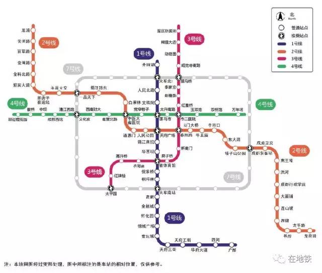 成都地铁最新线路图全景概览