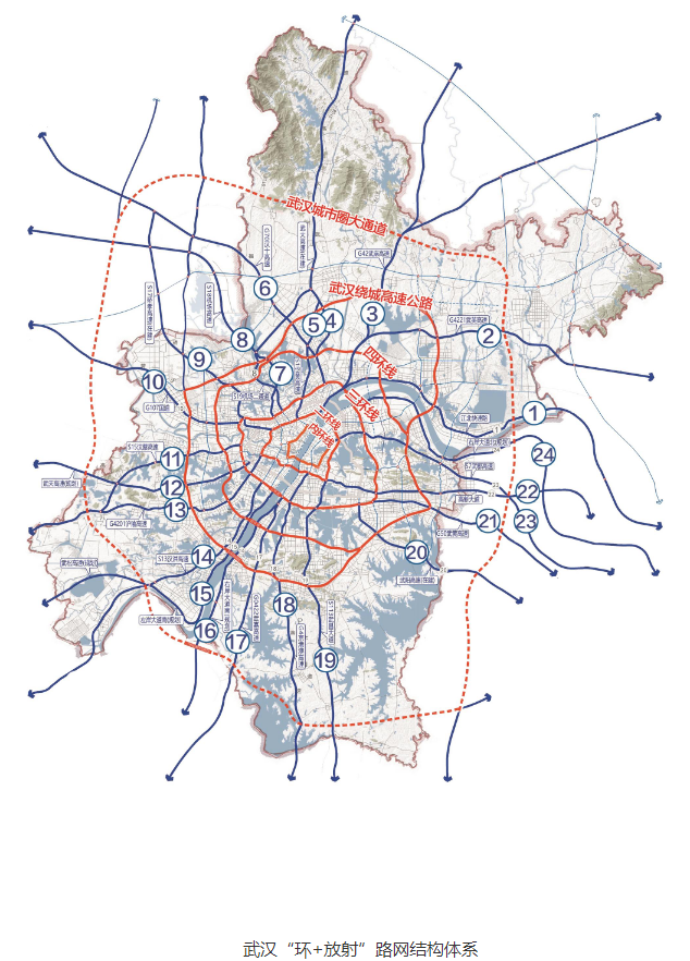 武汉六环线最新规划图，塑造未来城市蓝图的新篇章