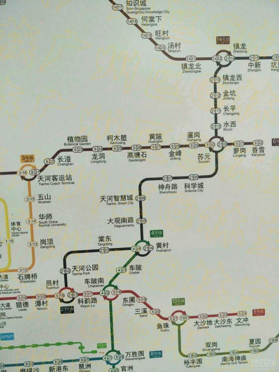 广州地铁最新线路图全景概览